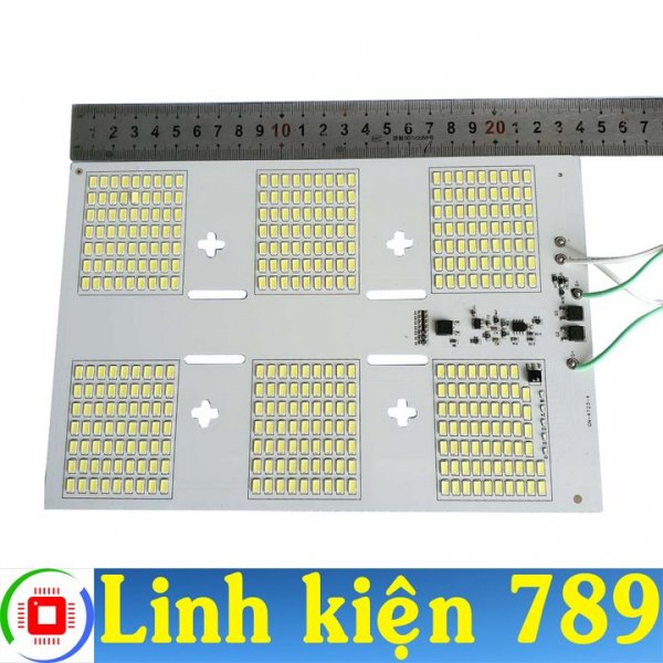  Bộ mạch đèn LED năng lượng mặt trời LED bàn chải 6 khoang 300W gồm mạch và remote